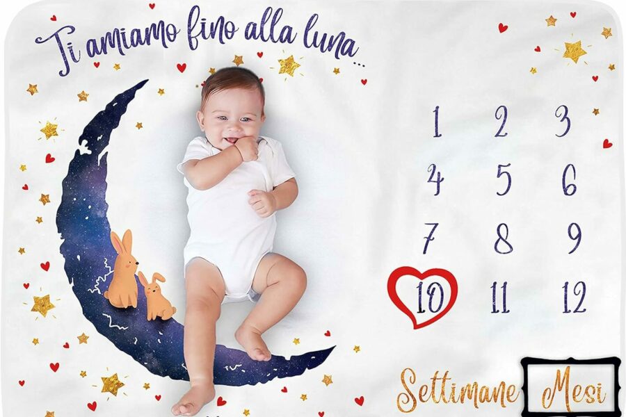 tapeto mesi neonato regalo